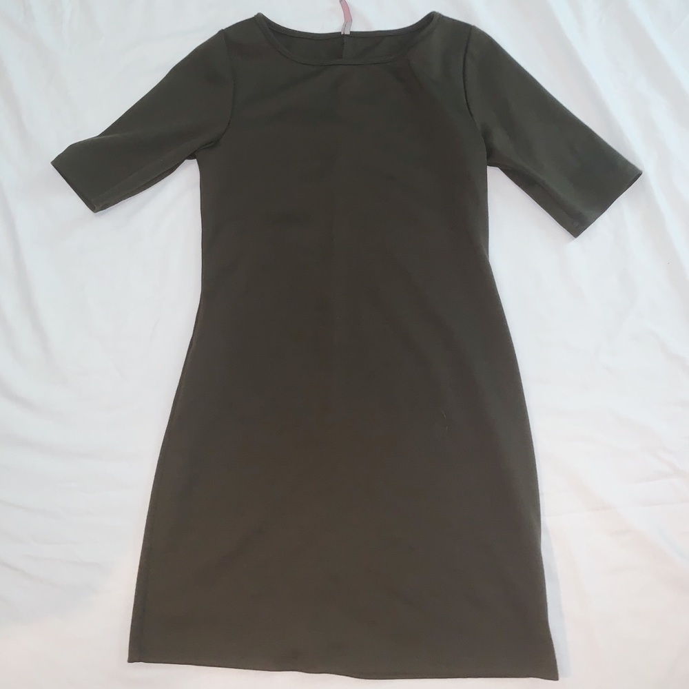 Army green dress